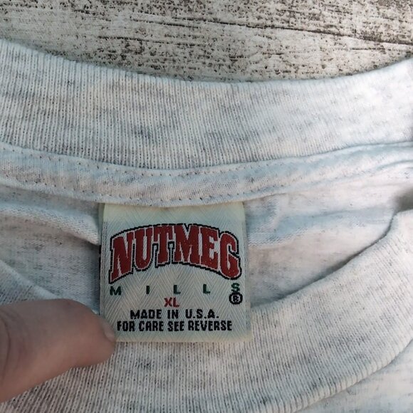 1993 Super Bowl Bills vs Cowboys Single Stitch Graphic Heavyweight Shirt Size XL - Picture 3 of 8